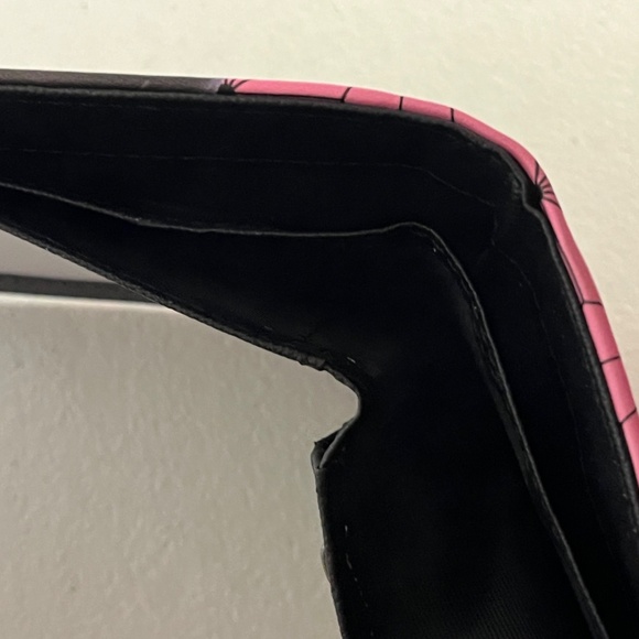 Demon Slayer Nezuko Kamado Faux Leather Wallet Pink New Anime Show Tanjiro - Picture 5 of 7